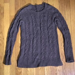 ATLoft cozy long cotton blend sweater, XS